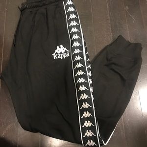 Kappa Fleece Logo Sweatpants - XL
